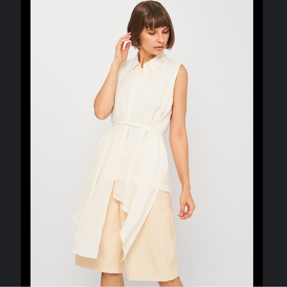 Zara Asymmetric Blouse
